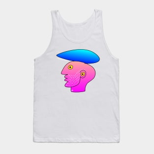 Man with blue hat Tank Top